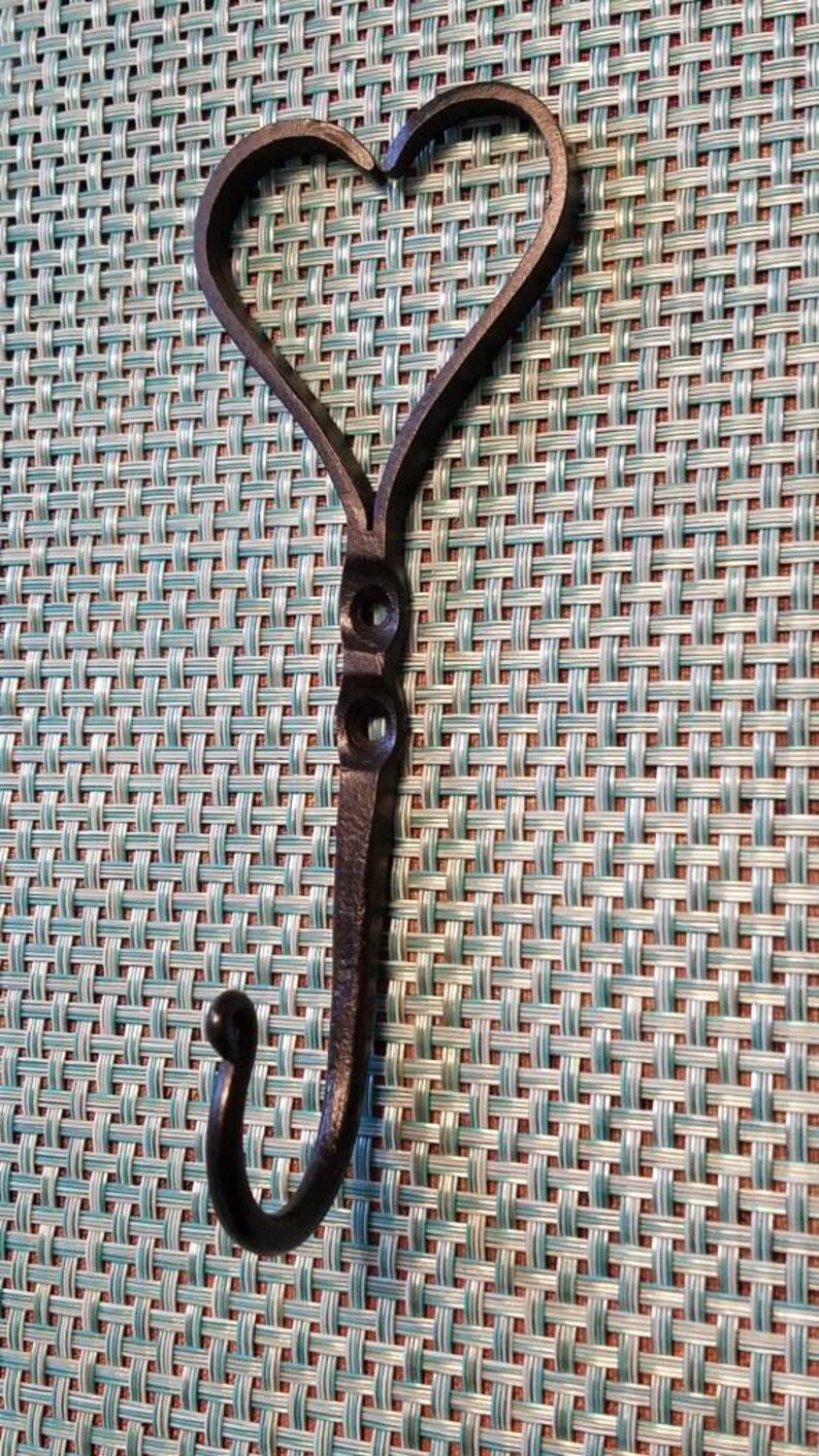 Hand Large Split Heart Hook Etsy