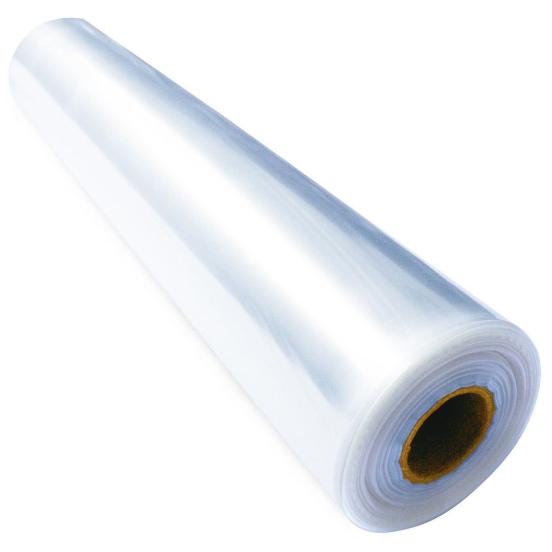 220 Ft Clear Cellophane Wrap Roll 31.5 in X 220 Ft Cellophane Roll