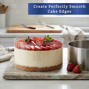Clear Acetate Cake Collar Roll – 8" x 50 ft, Food Grade image 3