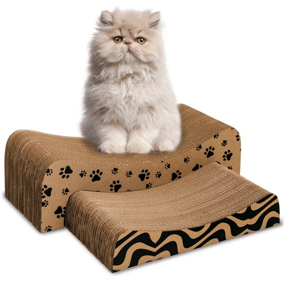 corrugated scratching pad