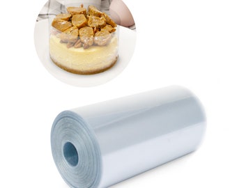 Cake Collar Acetate Roll 4 x 600 in (50ft) - Cake Collar 4 inch - Acetate Cake Collars - Acetate Sheets for Baking - Plastic Cake Sleeves