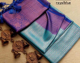 Kubera pattu saree - soft silk saree - light weight saree - Wedding saree - pattu saree -  saree for women in uk