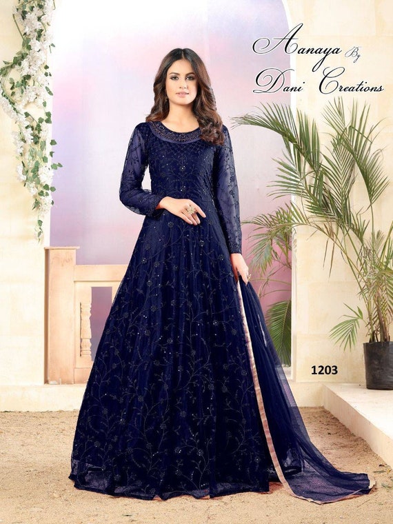 Vikafab Indian Party Wear Gown for Women with India | Ubuy