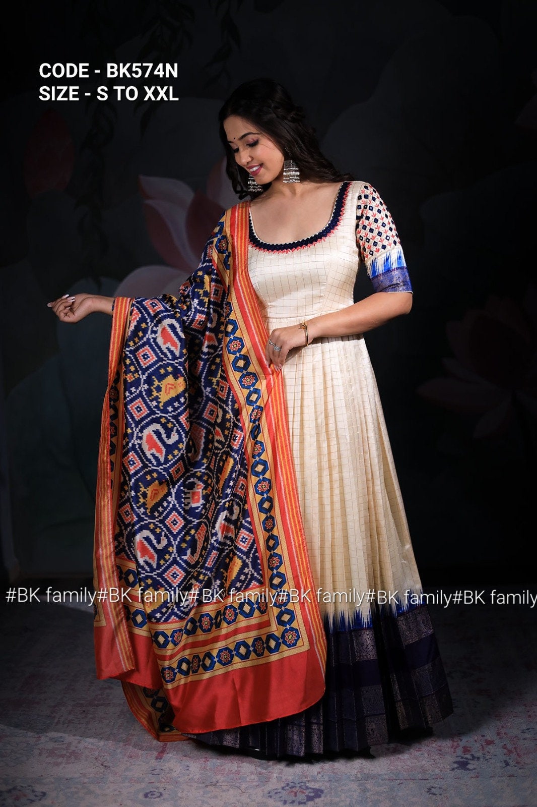pattu shawl dress