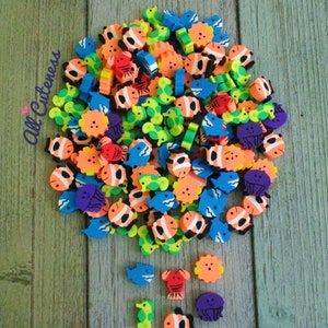 Sea Life Mini Erasers, Kawaii Small Erasers Mix