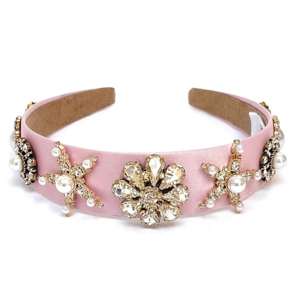 Jeweled Headband - Etsy