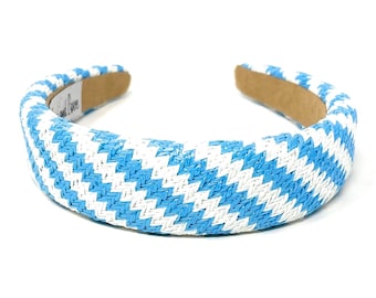 Handmade Raffia Woven Headband, Resort Style Accessory