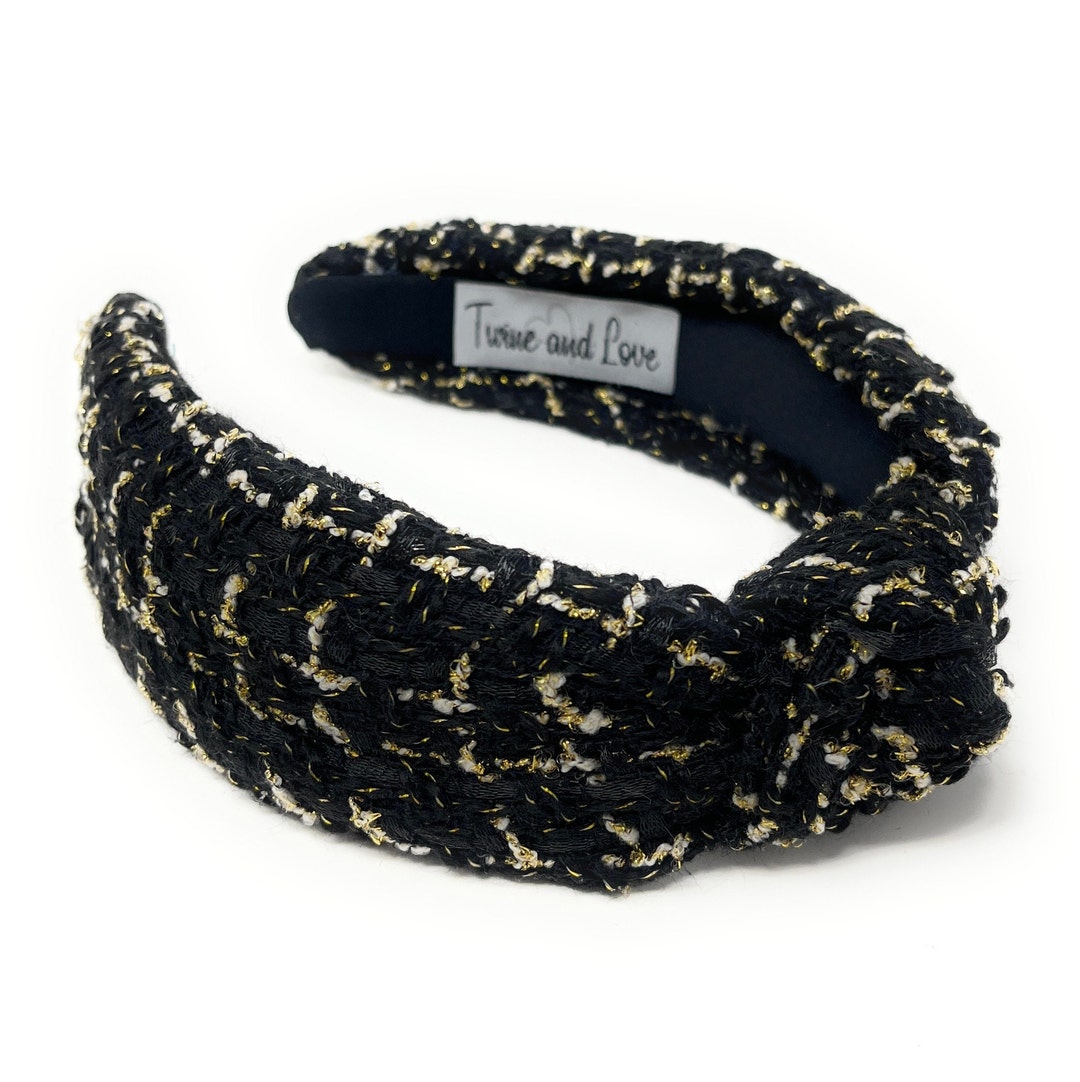 Elegant Custom Handmade Tweed Knot Headbands in a Array of Beautiful