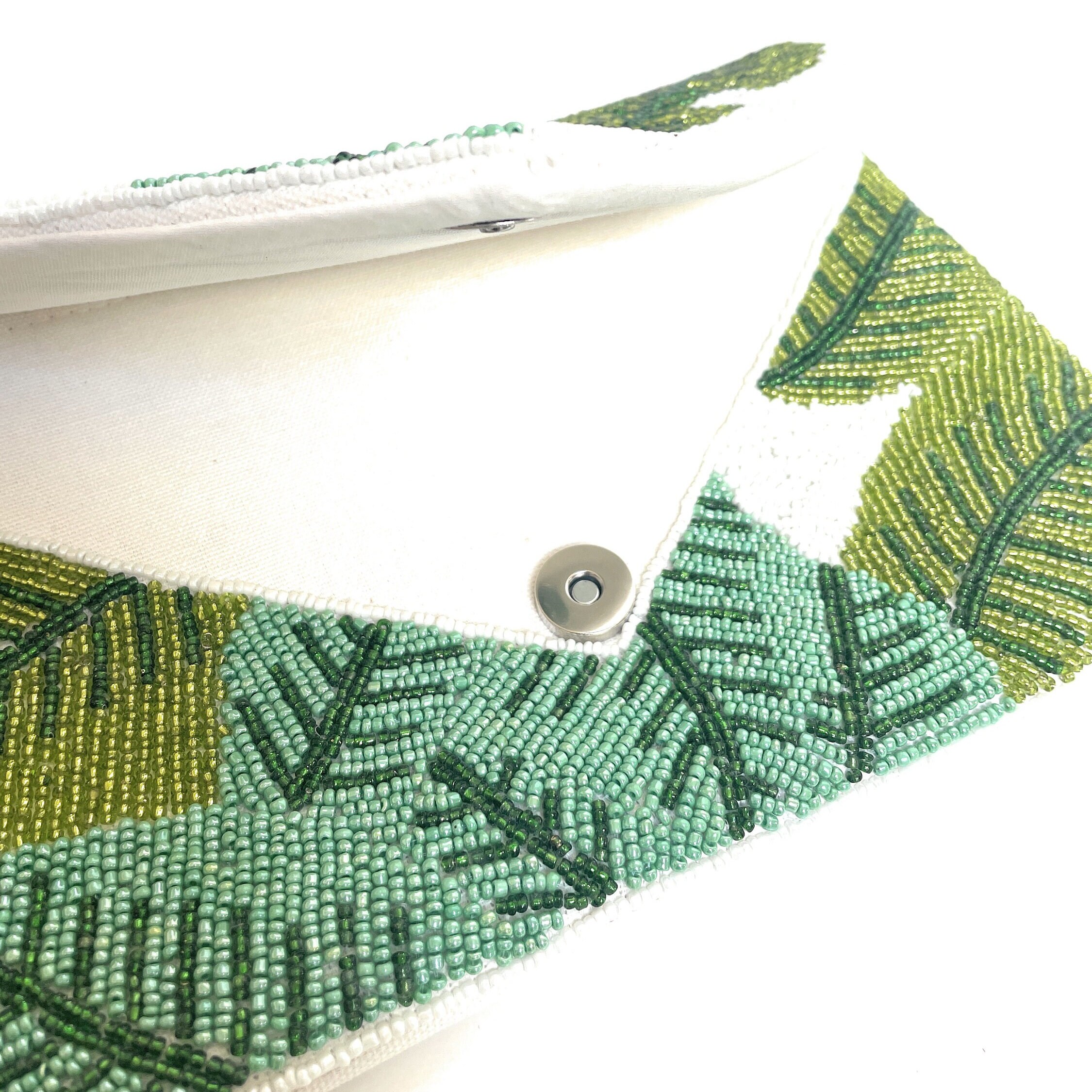 Hand Beaded Clutch Purse With Beautiful Palm Leaf Motifs Birthday Gift, Summer Accessories, Tropical Clutch Handbag, Palm Leaf Crossbody Bag - Etsy Hand Beaded Clutch Purse With Beautiful Palm Leaf Motifs Birthday Gift, Summer Accessories, Tropical Clutch Handbag, Palm Leaf Crossbody Bag - Etsy