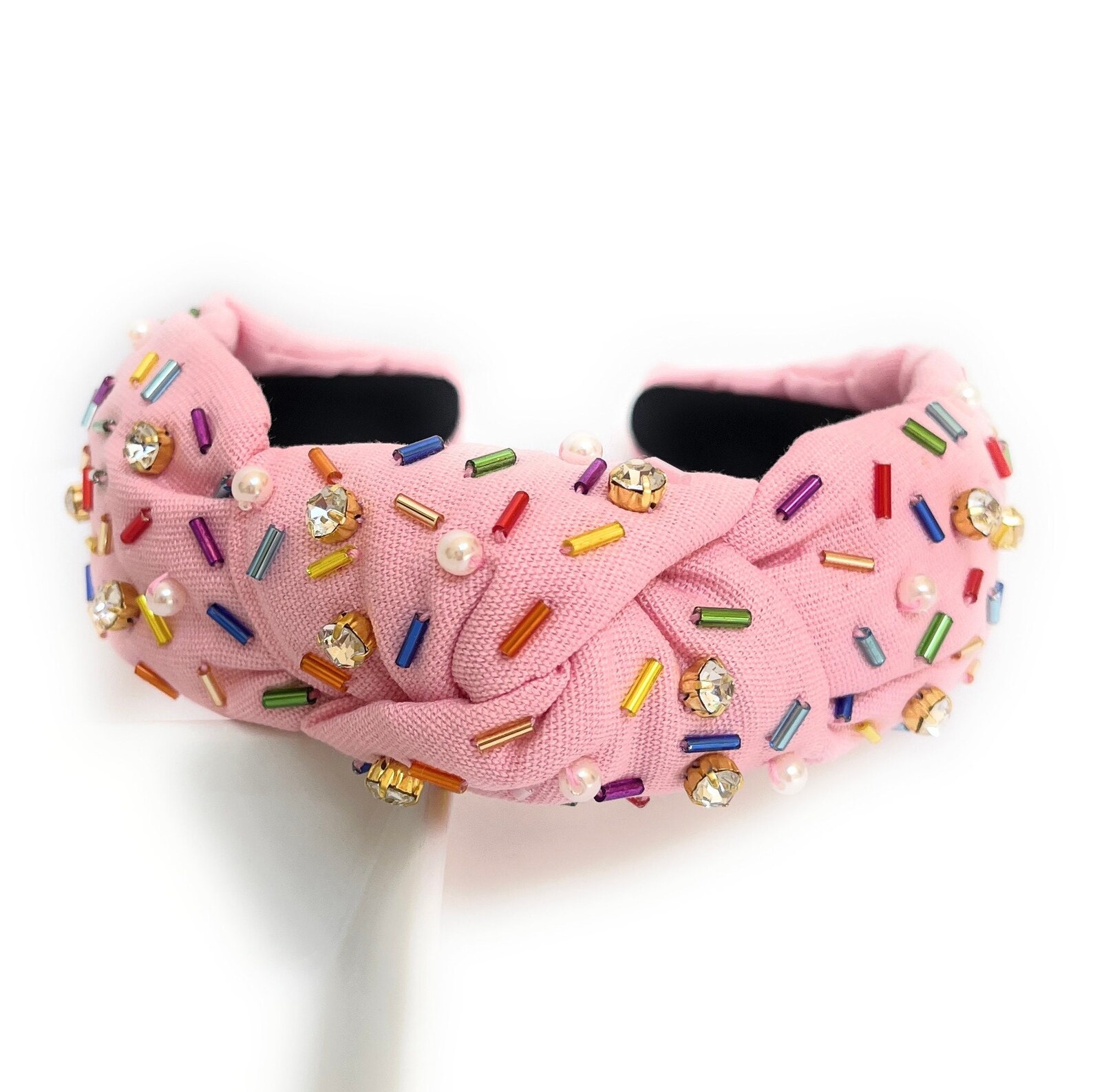 Sprinkles Knotted Headband Embellished Knotted Headband Etsy