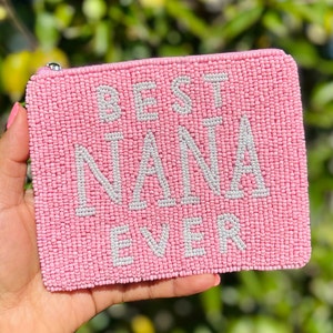 Charming Handcrafted Coin Purses for Nana - Ideal Size to Carry with Ease