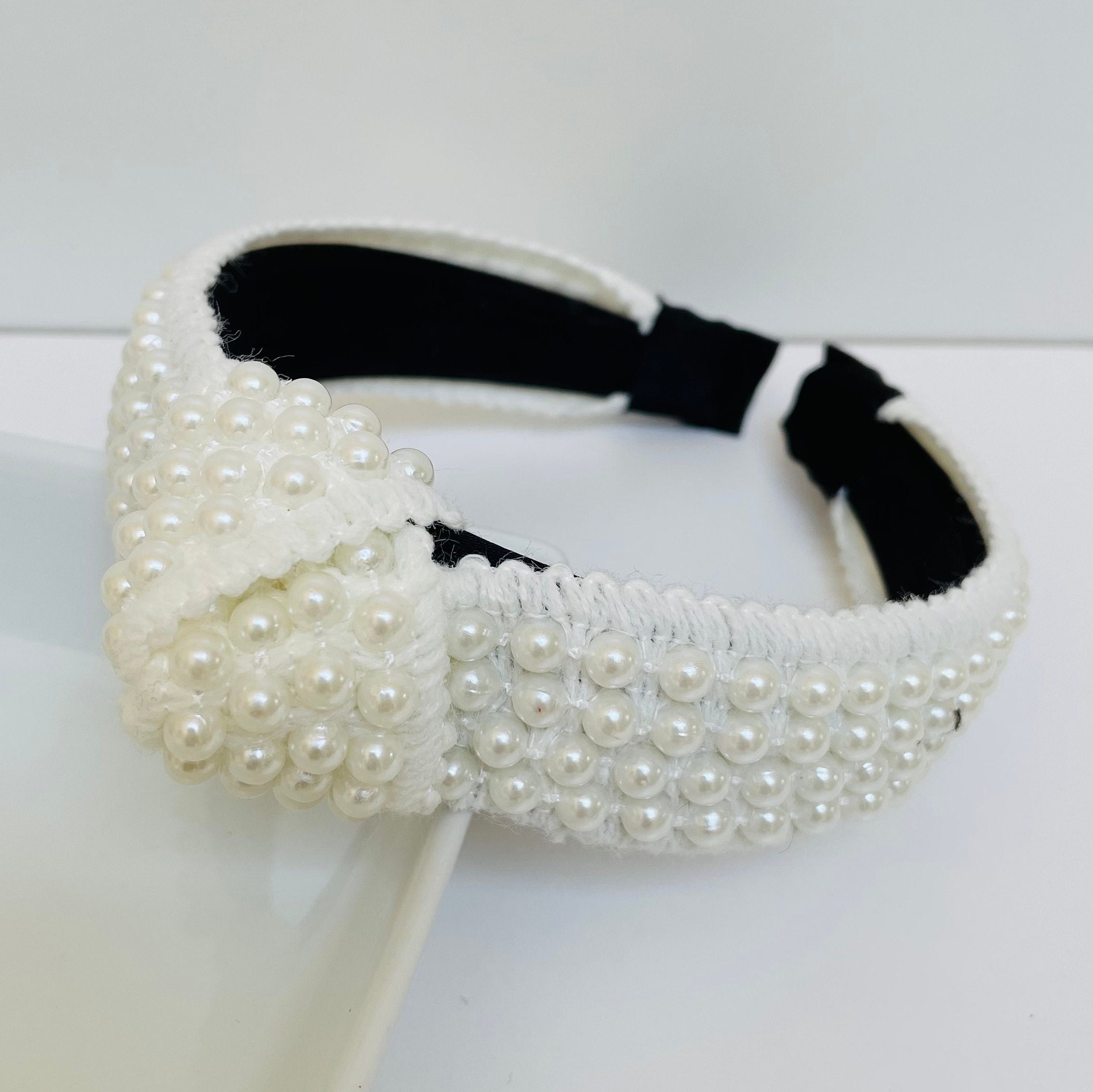 Bridal Headband, Pearl Wedding Headband, Pearl Headpiece for Bride