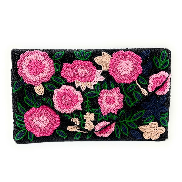 Floral Clutch Purse Etsy