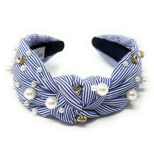Embellished Knot Headband Jeweled Knotted Headband - Etsy