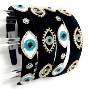 Evil Eye Headband - Etsy display picture 2