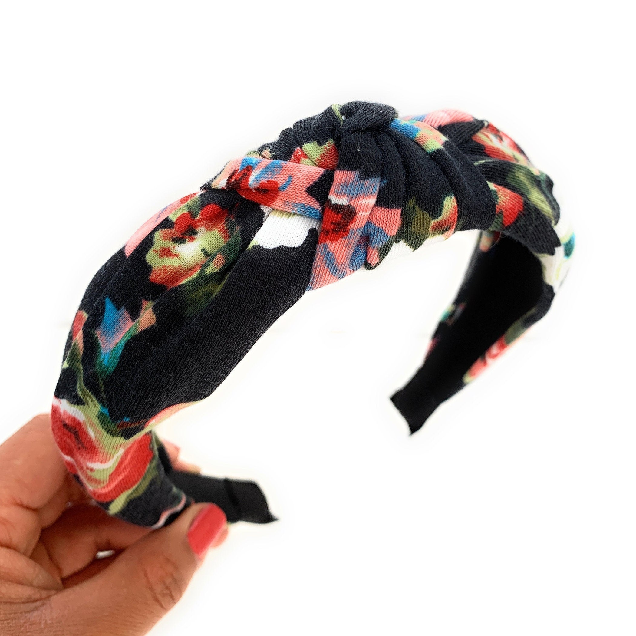 Top knot Headband Knotted Headband Headbands for Women Etsy