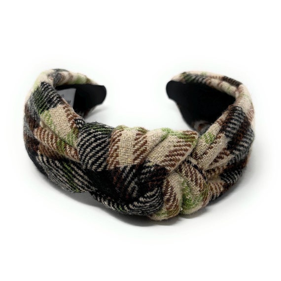Custom Plaid Knot Headbands Handcrafted With Love, Fall  display picture 1