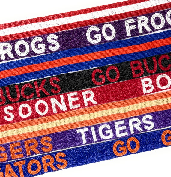 Beaded Purse Strap, Purse Strap, Game Day Beaded Strap, Cross body