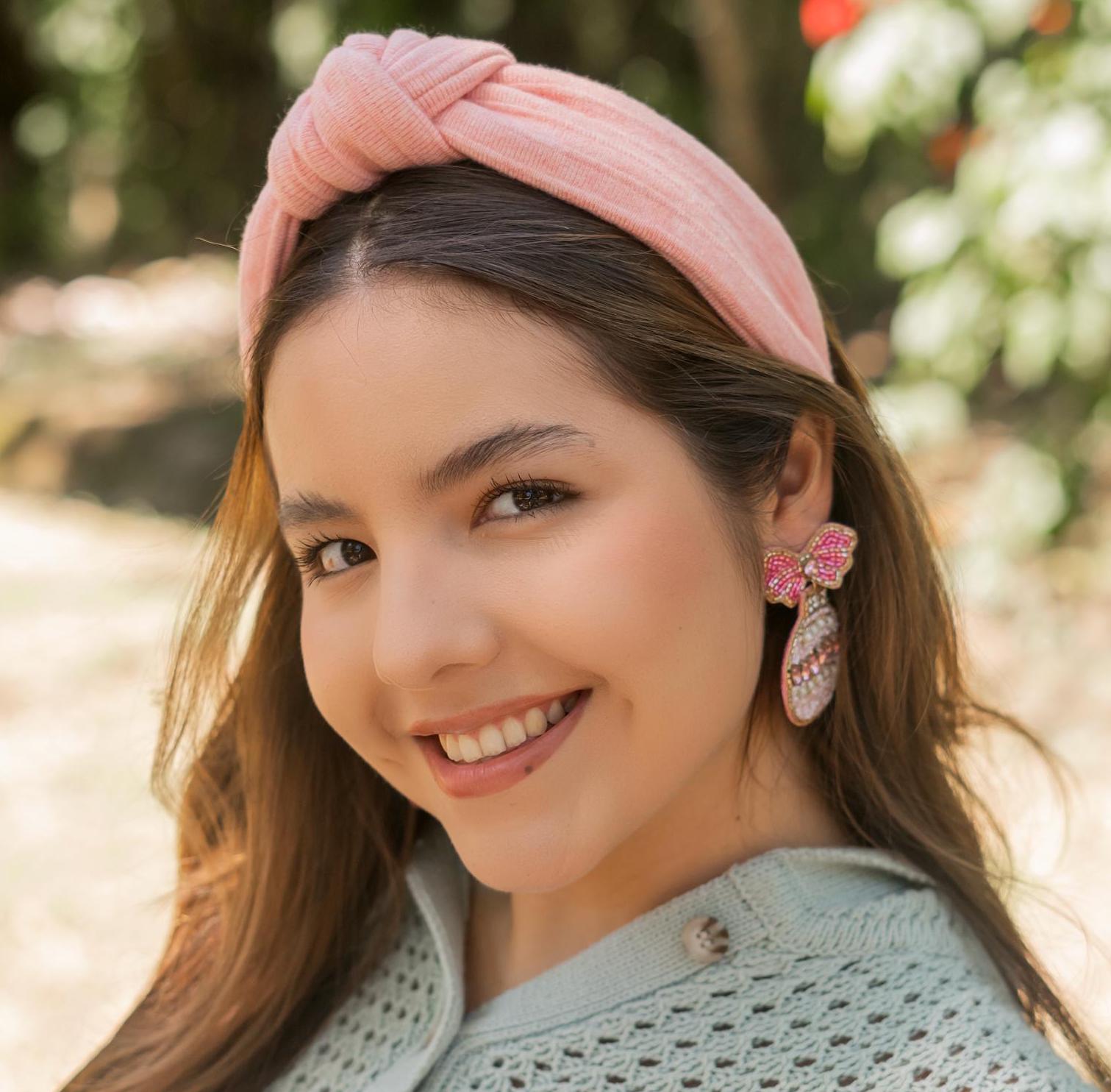 Chic Solid Color Top Knot Headband | Handcrafted Soft Fabric 