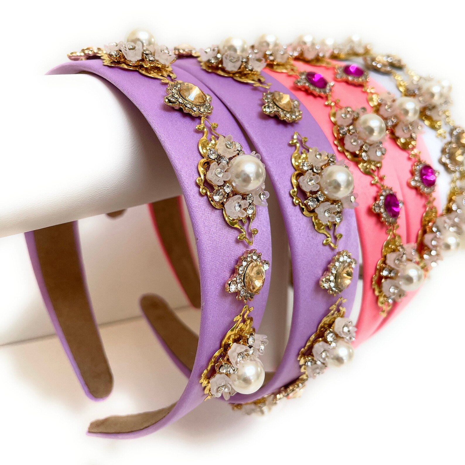 Jeweled headband Rhinestone headband for women Embellished Etsy