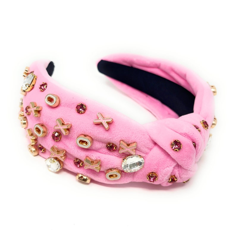 Sweetheart Style: Handcrafted Custom Valentine's Day Top Knot Headband