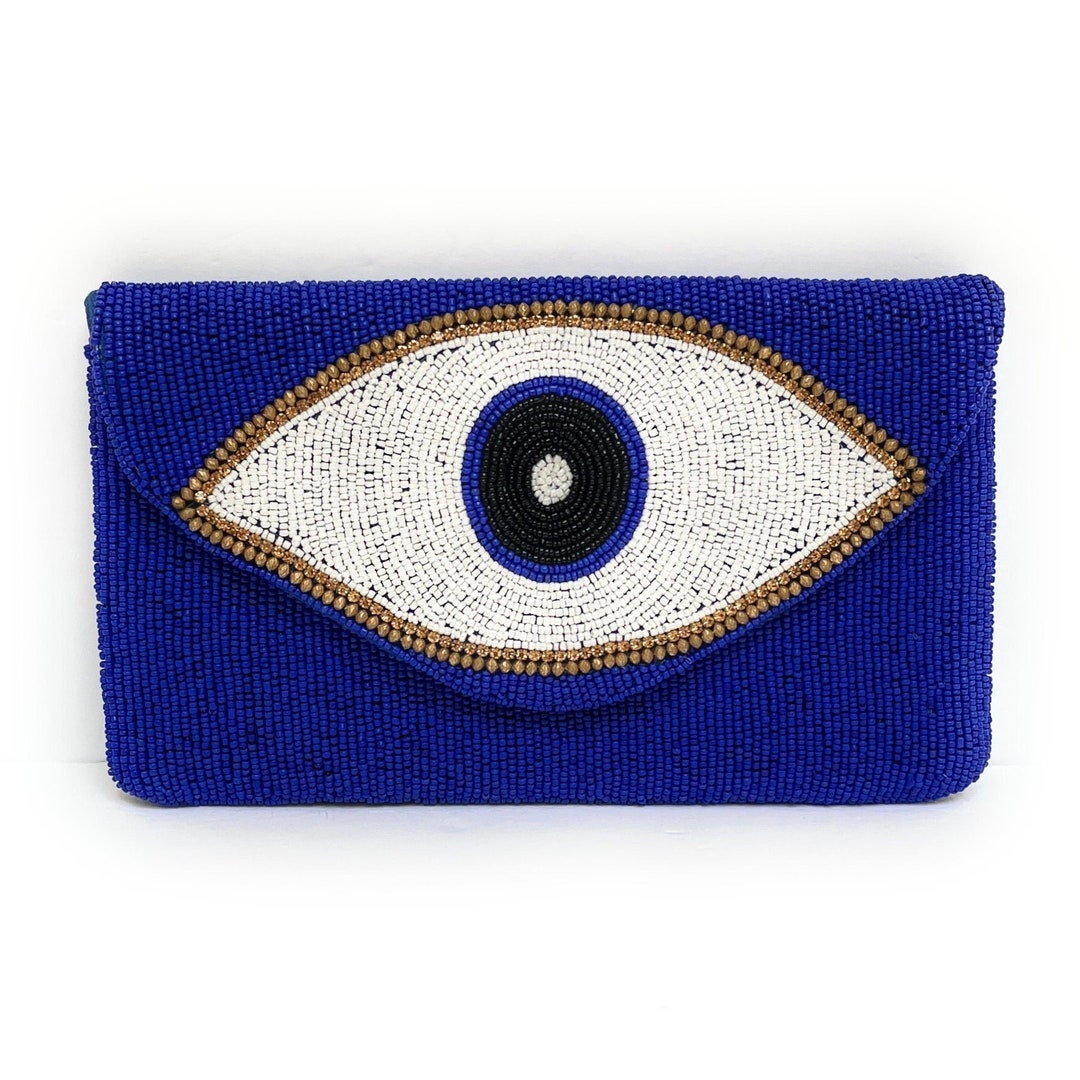 Evil Eye Beaded Clutch main image 1