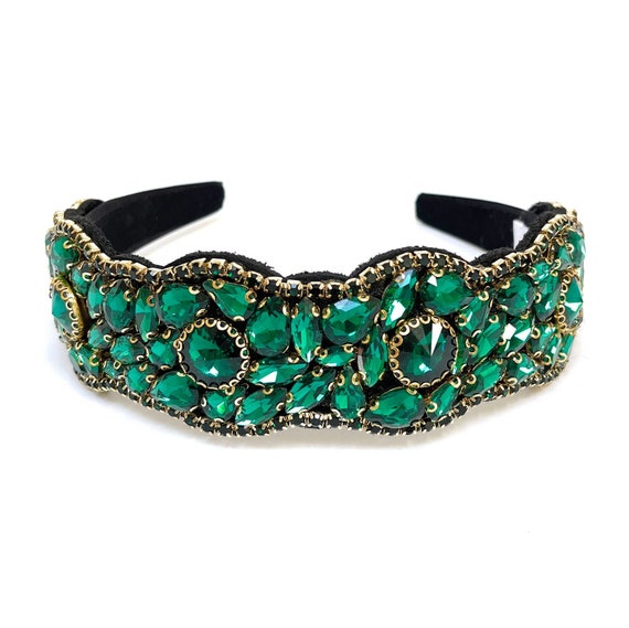 Jeweled headband, Rhinestone Headband Women, Bridal Headband, Embellished Headband, Gemstone Headband, Luxury Headband, Headbands for Women