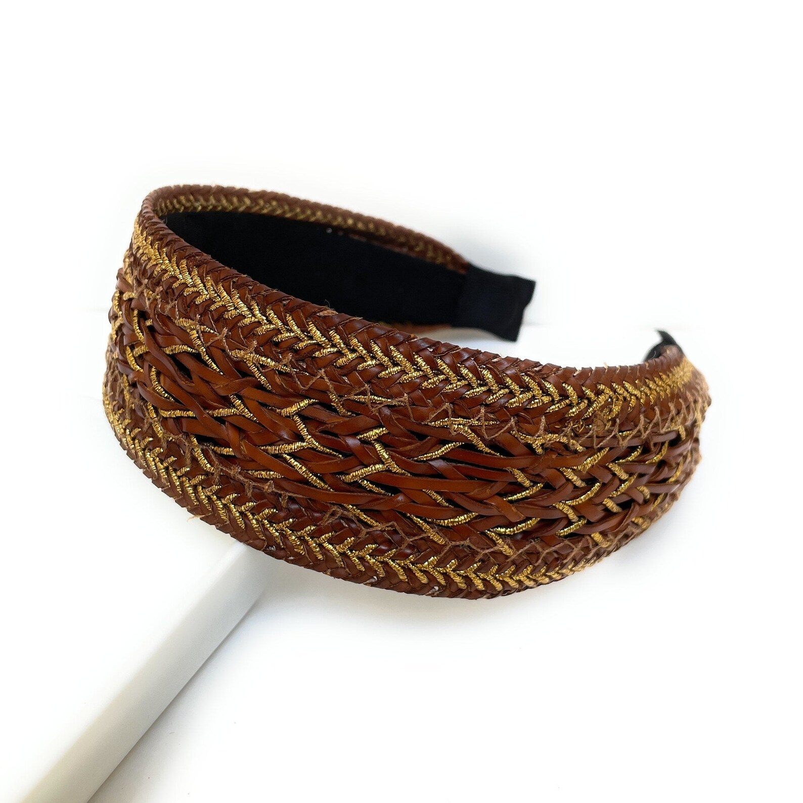 Ethnic Style Headband Grass Braided Headband Wide Boho | Etsy