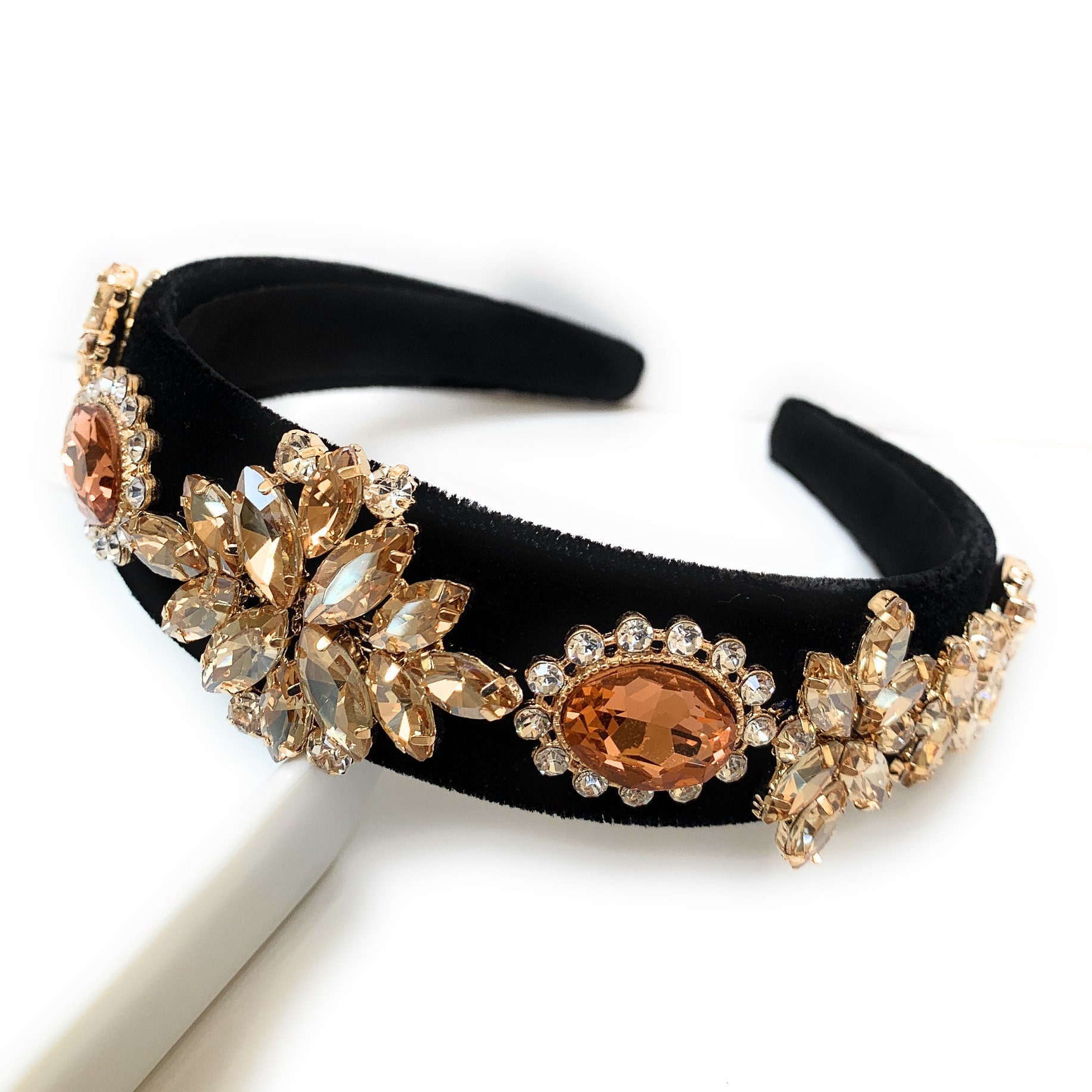 Jeweled Headband Rhinestone Headband for Women Embellished - Etsy