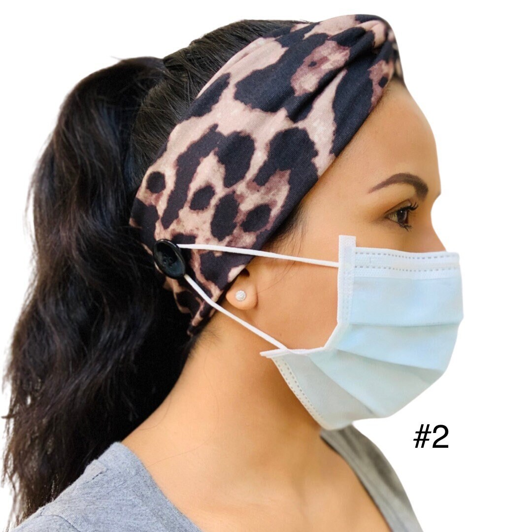 Headband with buttons, Scrub matching headband, Nurse headband, Medic…