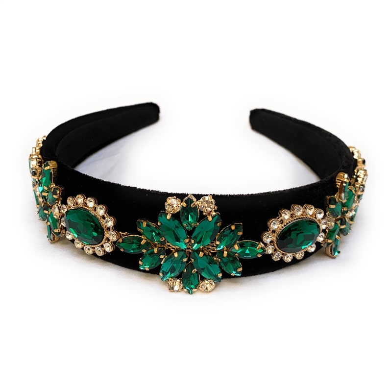 Jeweled Headband Rhinestone Headband for Women Embellished | Etsy