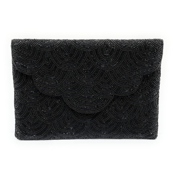 Black Square Clutch Bag Women's Evening Purses for Party Ball Wedding |  Baginning