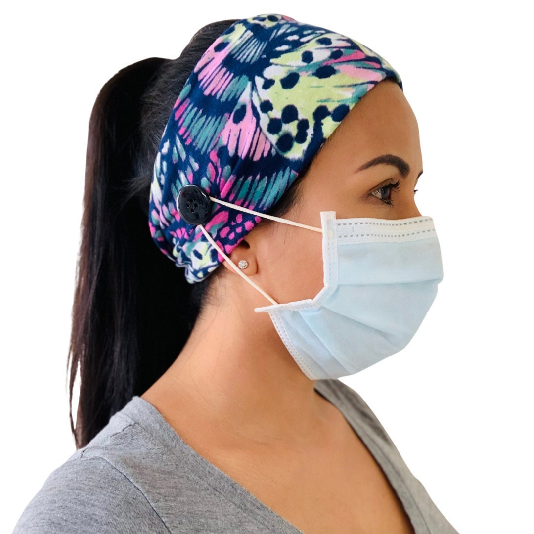 Headband with buttons, Nurse headband, Medical headband with buttons,…
