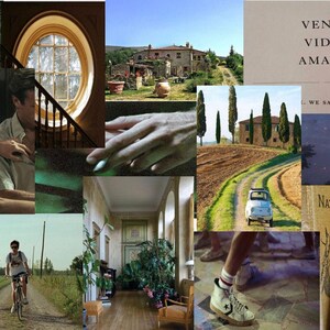 Call Me By Your Name Aesthetic Digital Wall Collage Kit- 50 Pieces