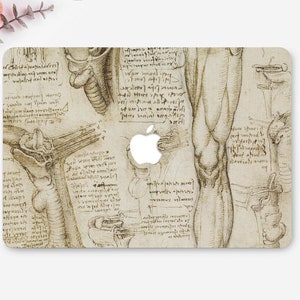 Human Body Macbook Case Anatomy Macbook Air Case Biology Macbook Pro 13 Case Pro 14 Case Muscles Macbook M2 Case Macbook Cover Gift CE0531