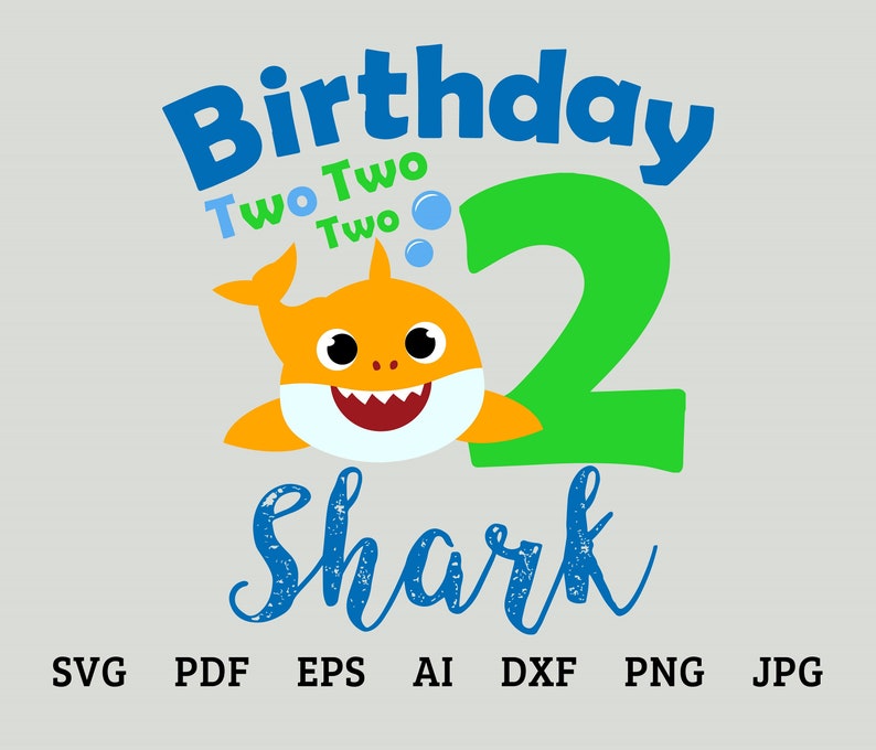 Download Birthday Shark SVG Baby Shark Svg Happy Birthday SVG File ...