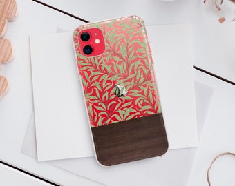 Leaves iPhone 13 Pro Max Soft Cover iPhone 13 Pro Silicone Case iPhone 13 Case iPhone 12 Pro Max Hard Cover Wood iPhone 12 Mini Case CE0445