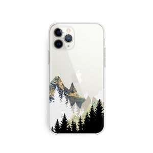 Forest iPhone 11 Case iPhone 11 Pro Max Pro 11 Case Mountains iPhone Xs Max Plus Case iPhone Xr iPhone 11 Case iPhone 8 Clear Case CE0283