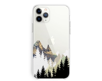 Forest iPhone 11 Case iPhone 11 Pro Max Pro 11 Case Mountains iPhone Xs Max Plus Case iPhone Xr iPhone 11 Case iPhone 8 Clear Case CE0283