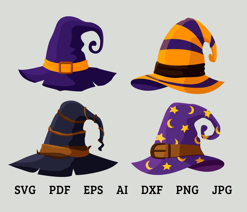 Halloween SVG Witch's Hat Svg Halloween Hat SVG Holloween - Etsy