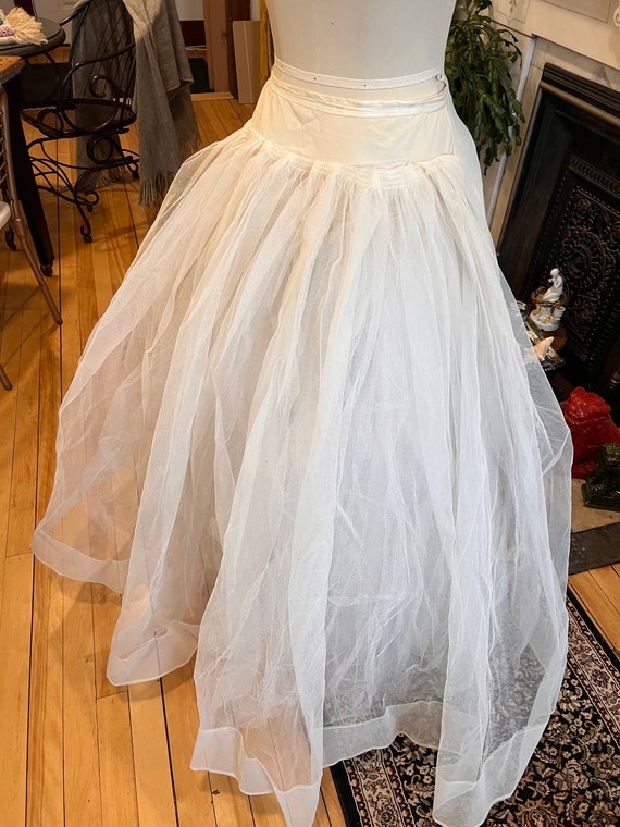 RARE Vintage 50’s Petticoat | Crinoline | Flat-front … - Gem