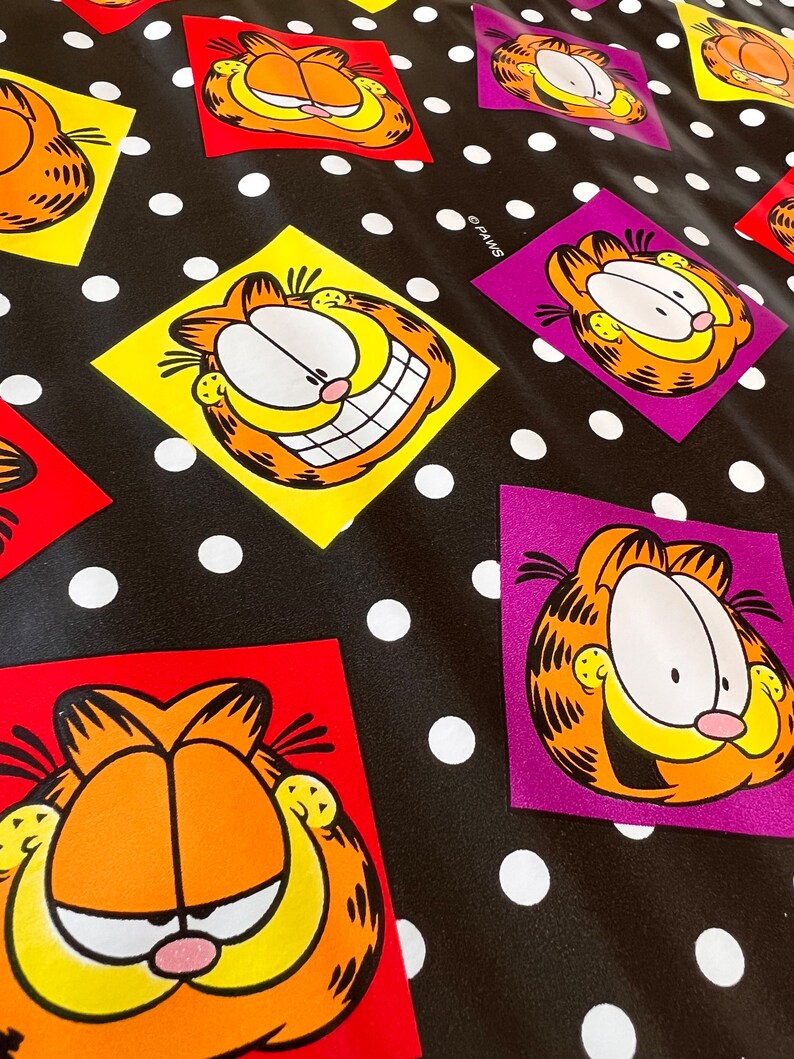 Vintage Garfield the Cat Contact Paper 1980s 1990s Etsy