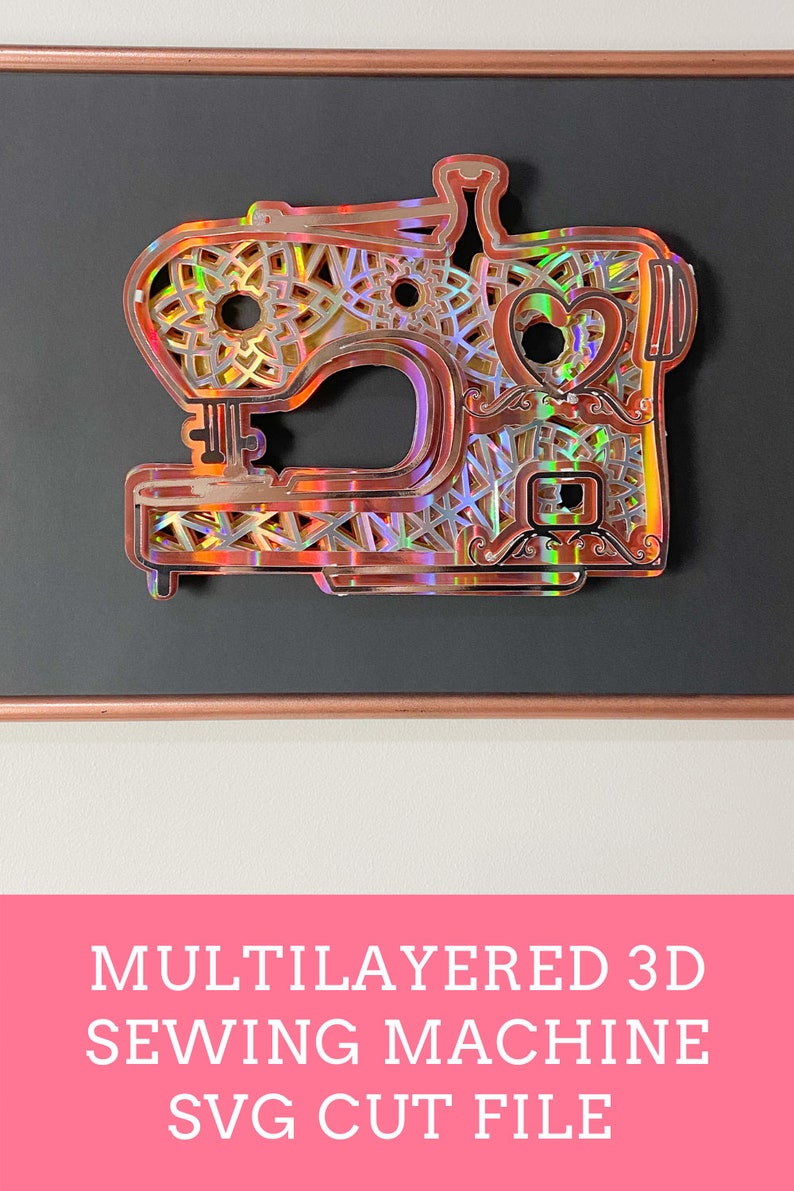 Download Sewing machine 3D Multilayered Mandala SVG 3D Layered ...