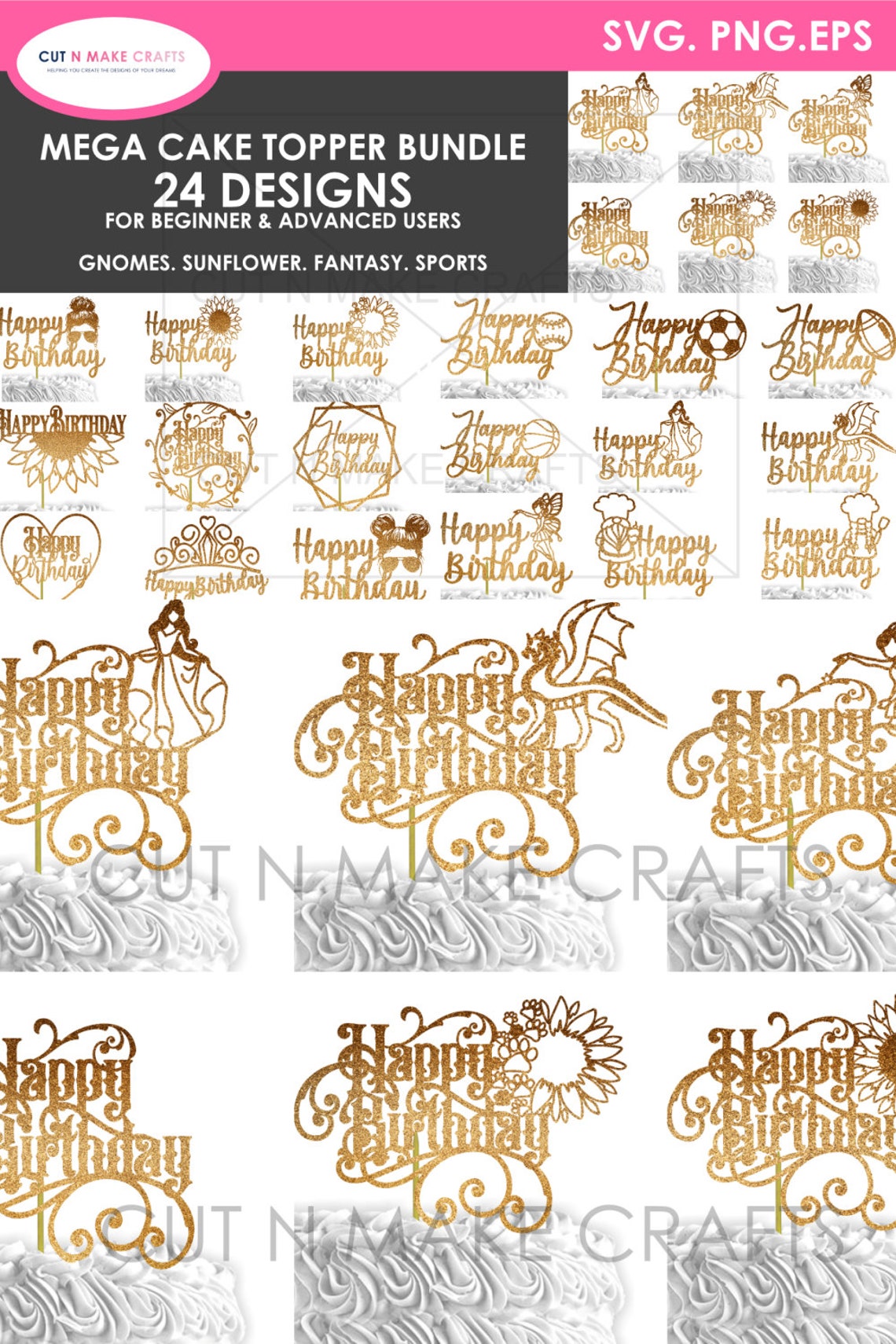 Free Free Cake Topper Svg Bundle 875 SVG PNG EPS DXF File