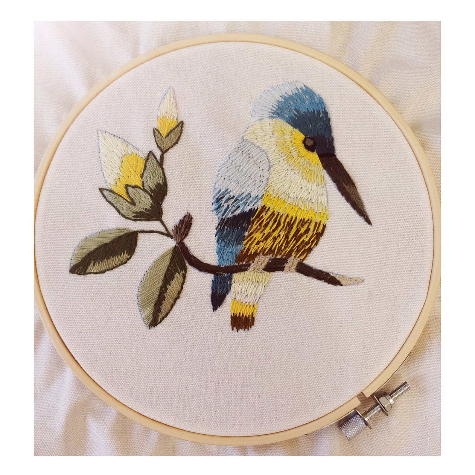 Bird Embroidery Kit Embroidery kit Animal Embroidery Kit Etsy