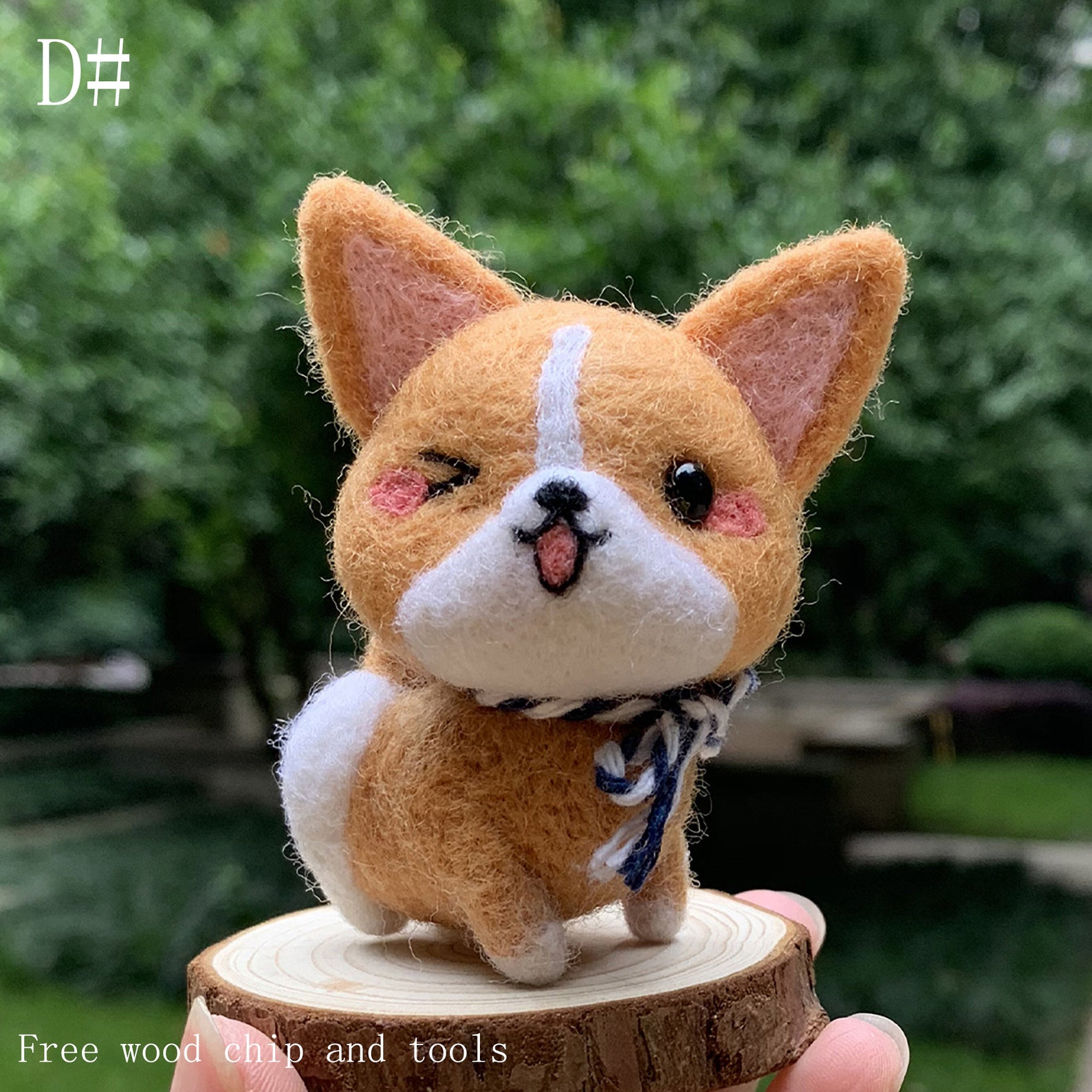 Dog Wool Felt Dog Wool Felt Wool Felting Craft Kit Etsy