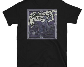Coyotes In The Cemetery, uniseks T-shirt met print