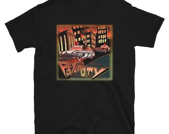 Psycho City, uniseks T-shirt met print