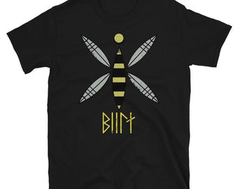 Beyla uniseks T-shirt met print