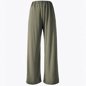 Asana Flow Pants Color OLIVE Flowy Pants Yoga Yoga Gift - Etsy